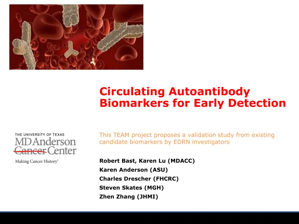 circulating autoantibody biomarkers for early