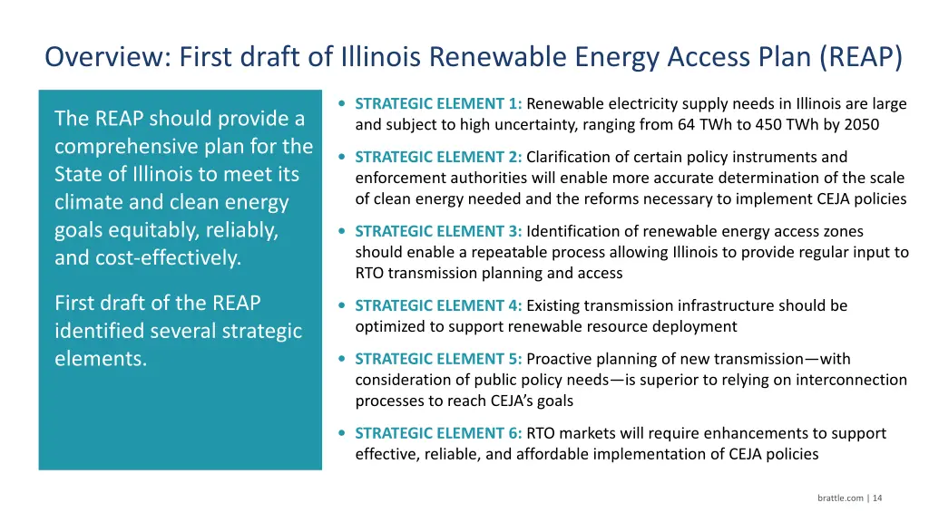 overview first draft of illinois renewable energy