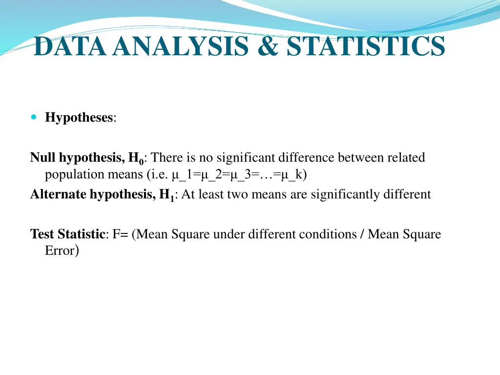 data analysis statistics 1