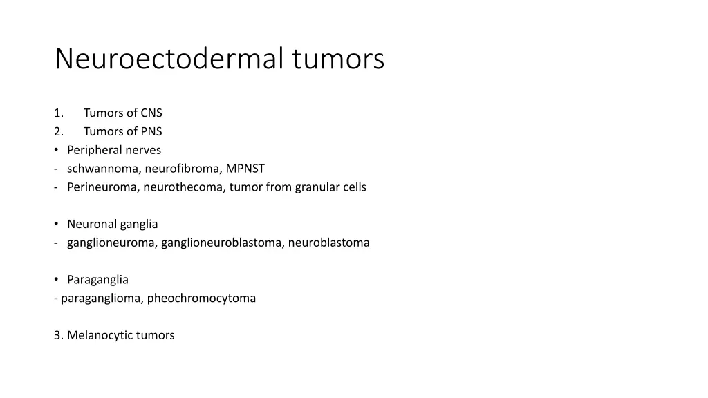 neuroectodermal tumors 3