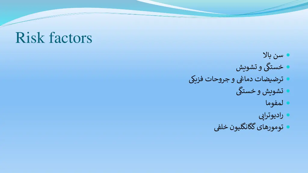 risk factors