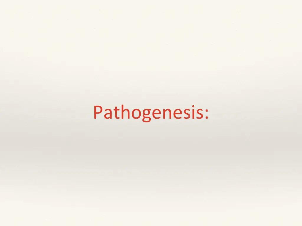 pathogenesis