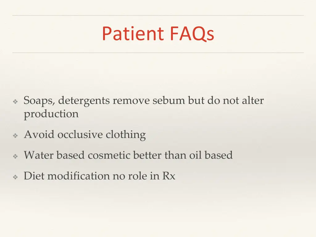 patient faqs