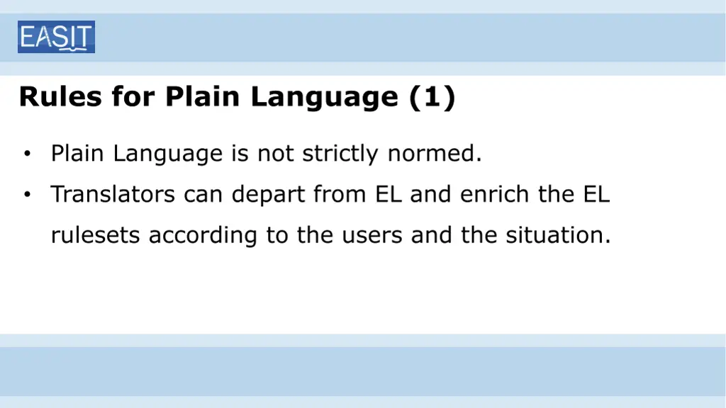 rules for plain language 1