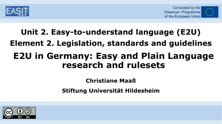 unit 2 easy to understand language e2u