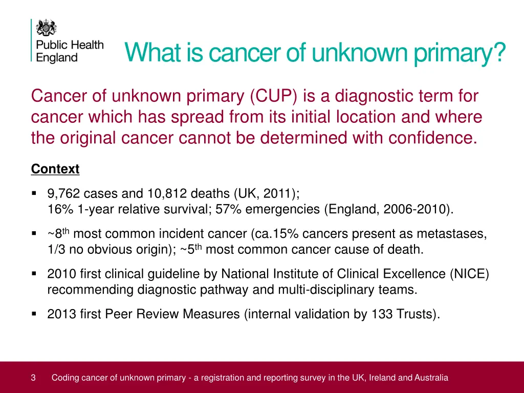 what is cancer of unknown primary