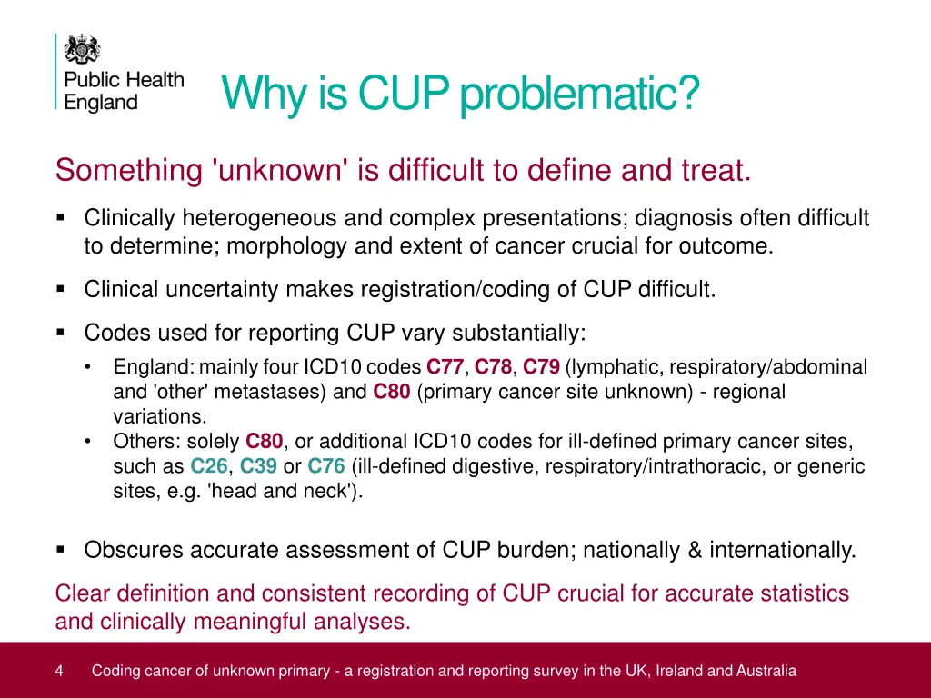 why is cup problematic
