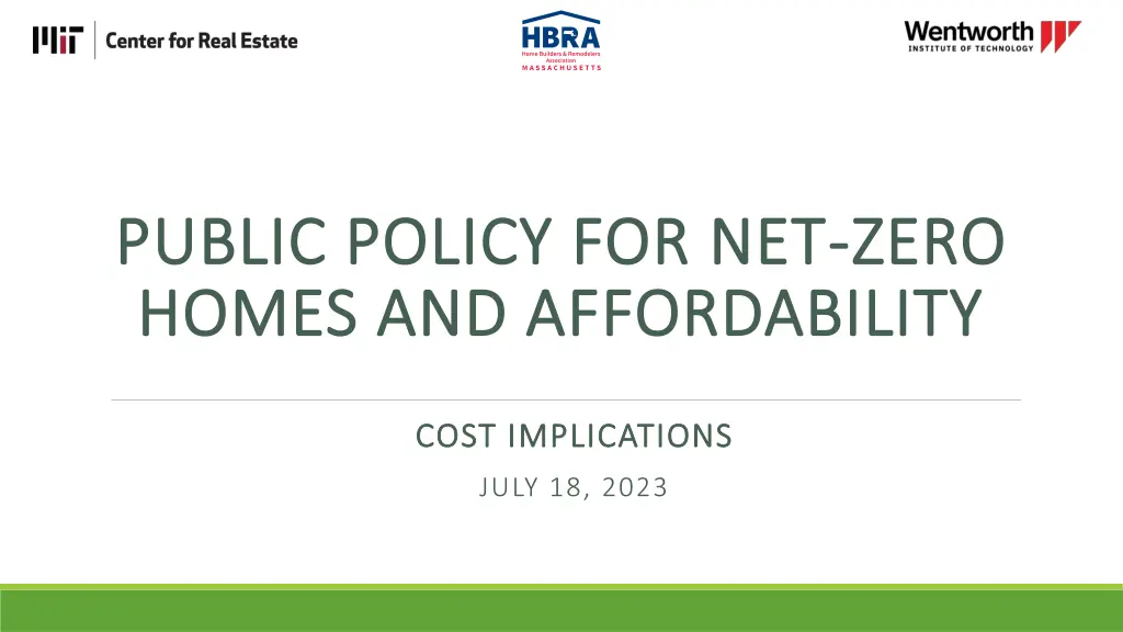 public policy for net public policy for net zero 1