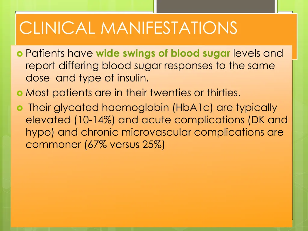 clinical manifestations