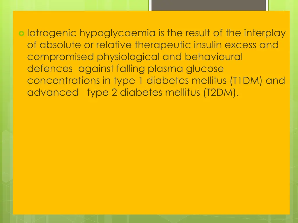 iatrogenic hypoglycaemia is the result