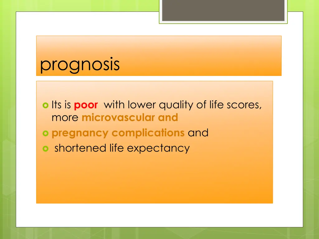 prognosis