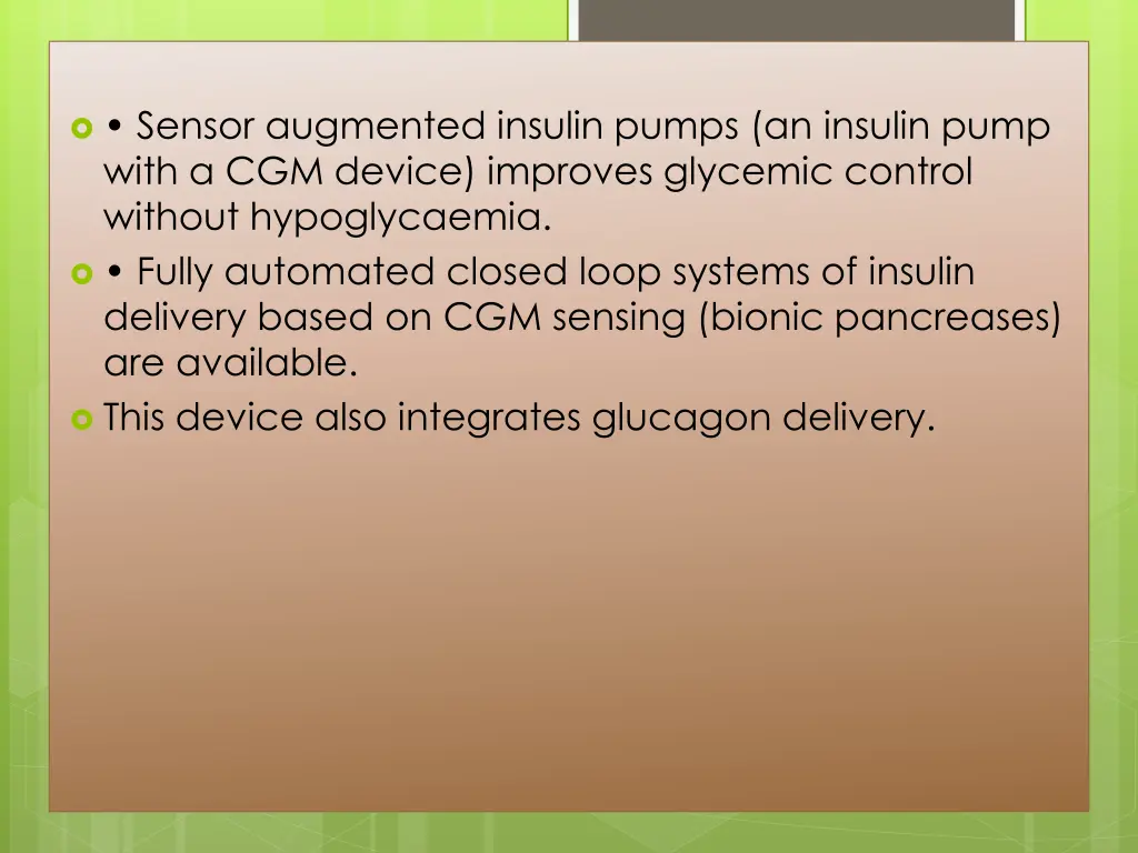sensor augmented insulin pumps an insulin pump