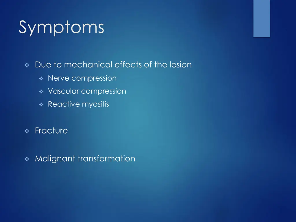 symptoms