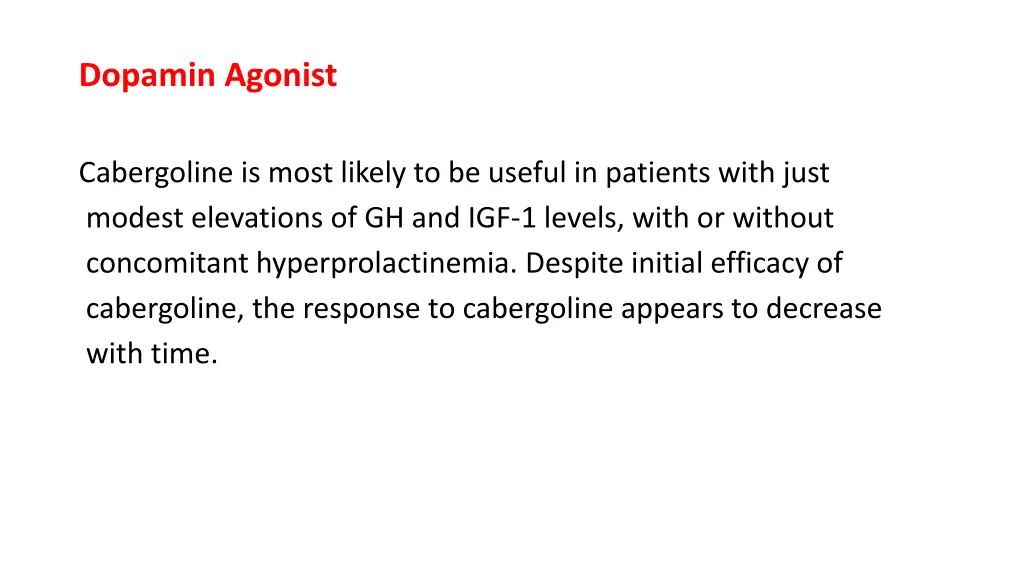 dopamin agonist
