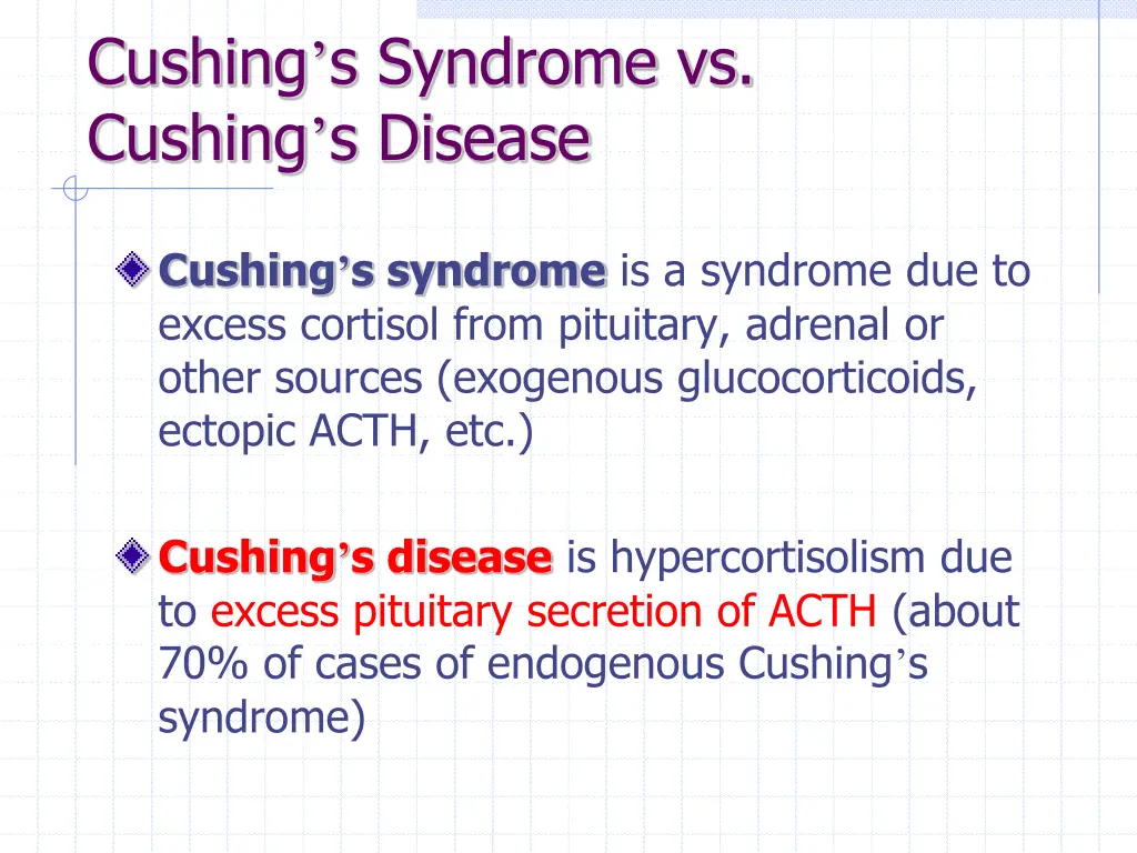 cushing s syndrome vs cushing s disease