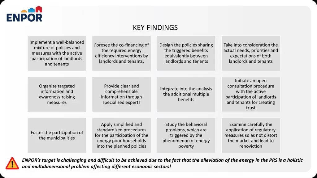 key findings