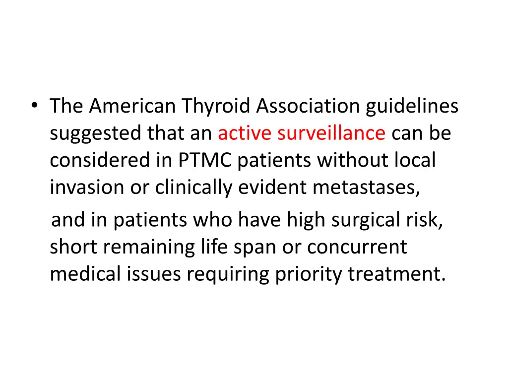 the american thyroid association guidelines