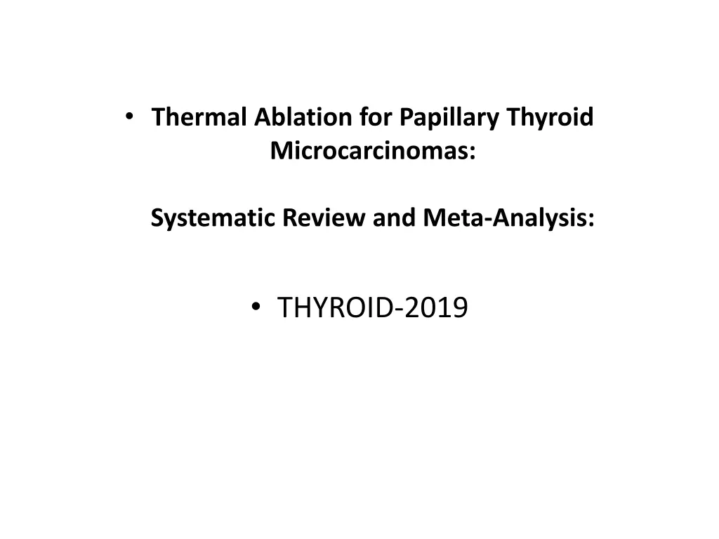 thermal ablation for papillary thyroid 1
