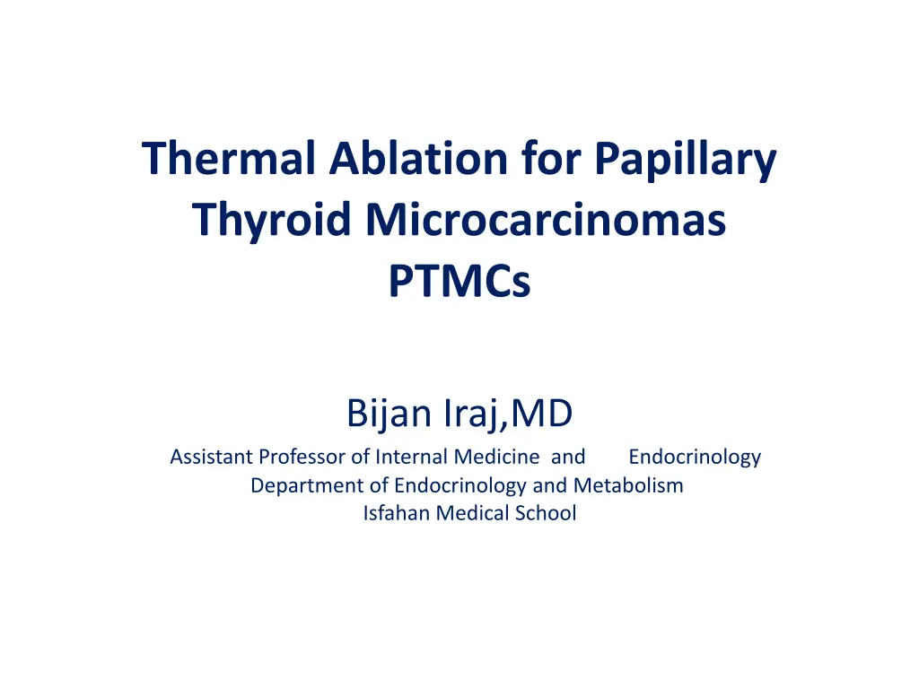 thermal ablation for papillary thyroid