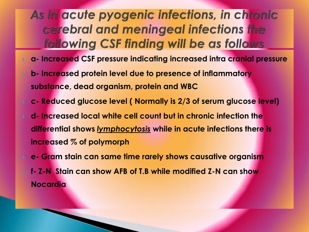 a increased csf pressure indicating increased