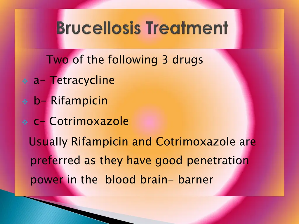 two of the following 3 drugs a tetracycline