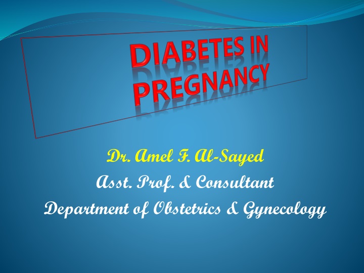 dr amel f al sayed asst prof consultant