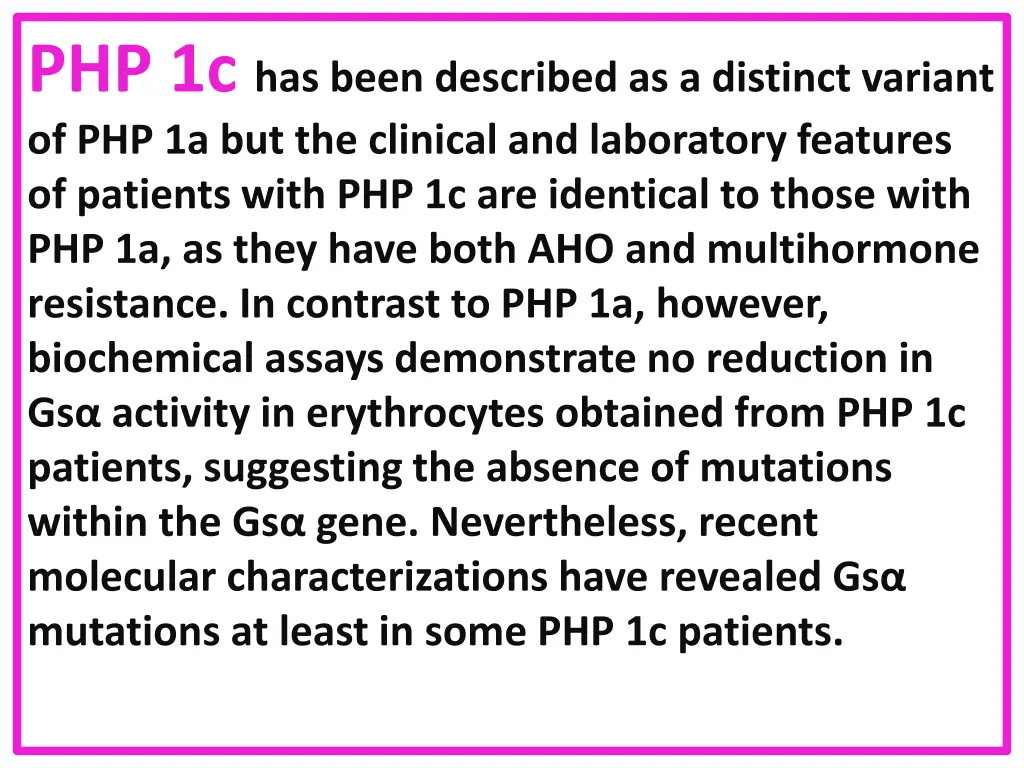 php 1c has been described as a distinct variant