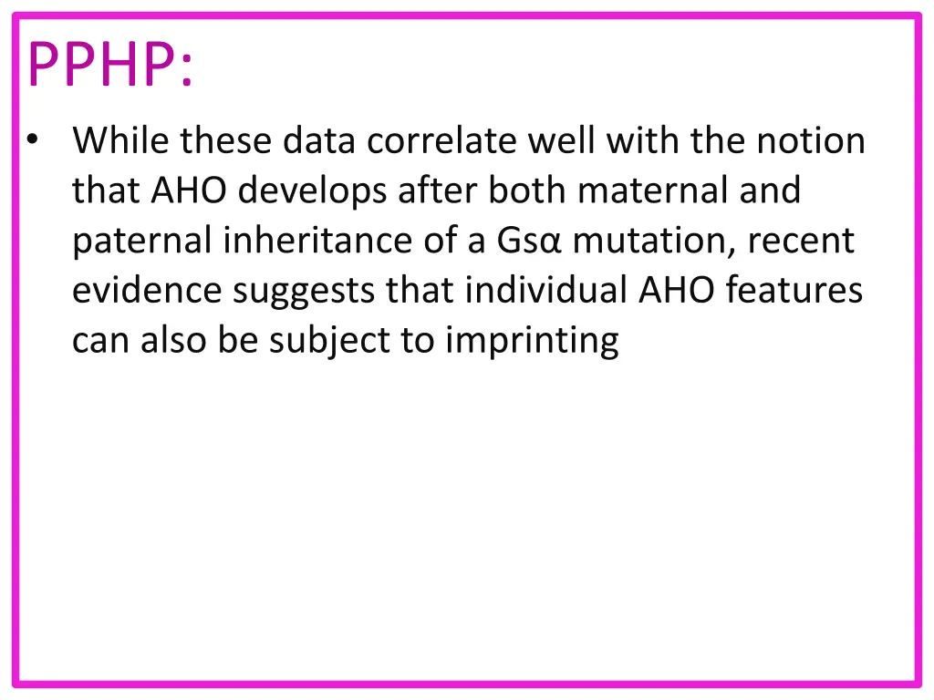 pphp while these data correlate well with