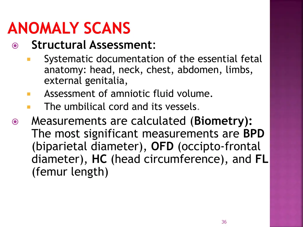 anomaly scans structural assessment systematic