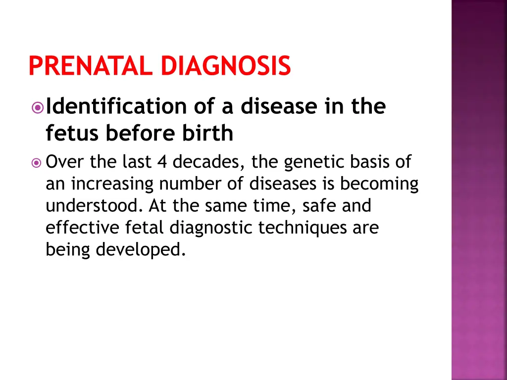 prenatal diagnosis 1