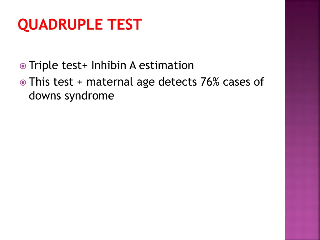 quadruple test