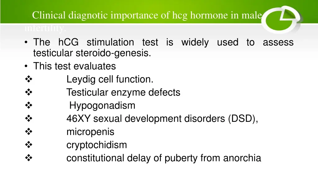 clinical diagnotic importance of hcg hormone