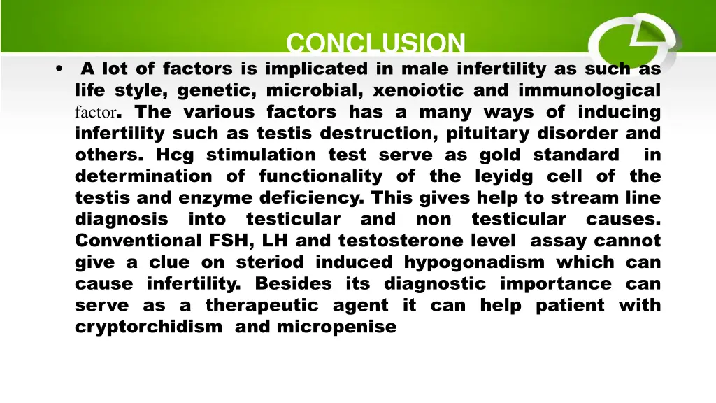 conclusion