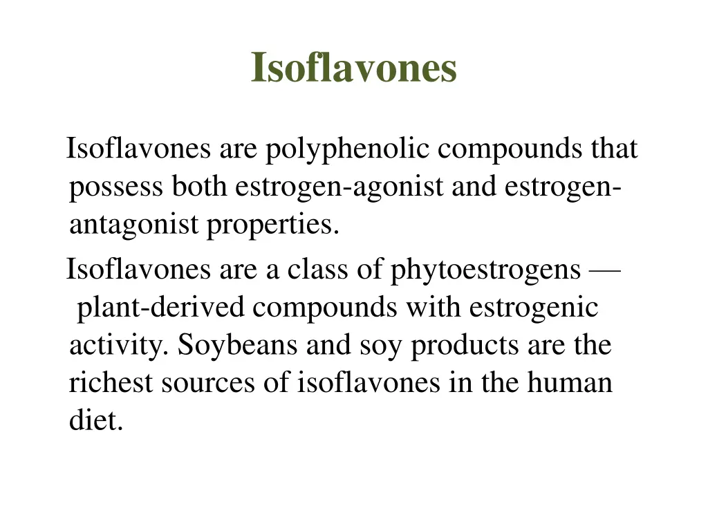isoflavones 1