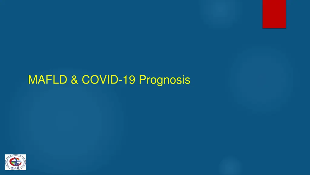 mafld covid 19 prognosis