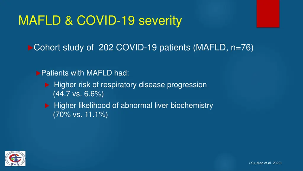 mafld covid 19 severity
