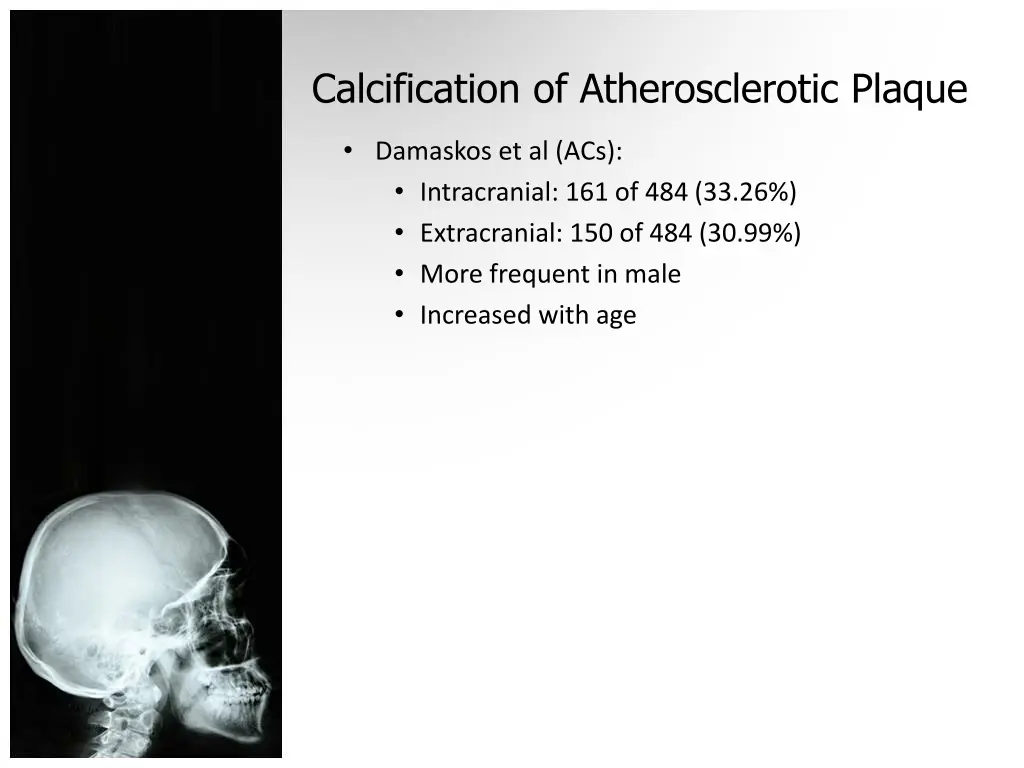 calcification of atherosclerotic plaque 1