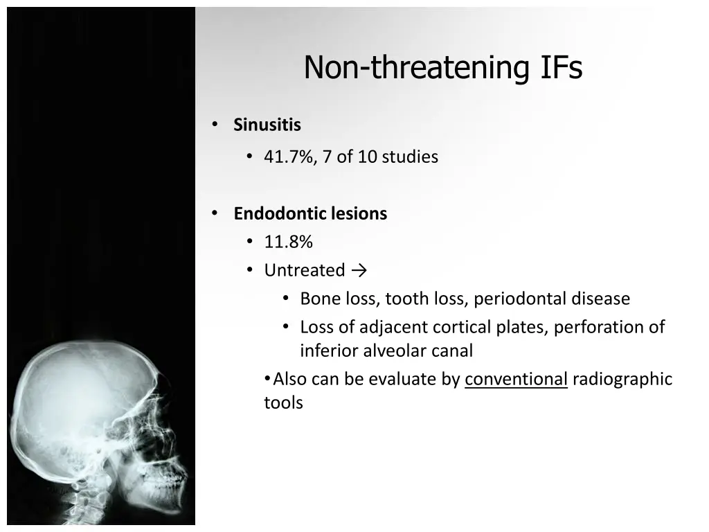 non threatening ifs