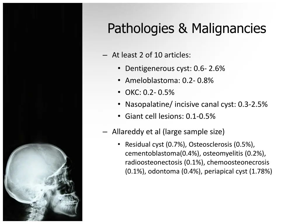 pathologies malignancies