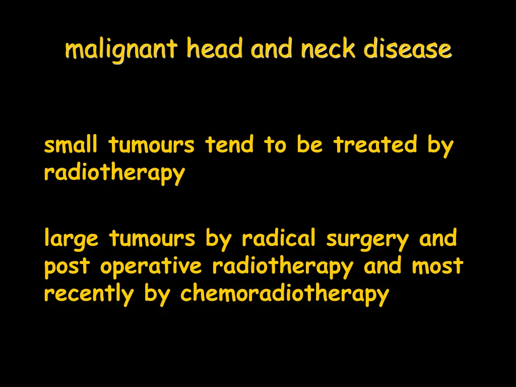 malignant head and neck disease 5