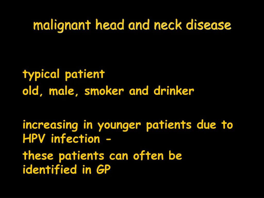 malignant head and neck disease 8