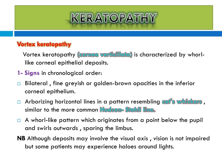 keratopathy