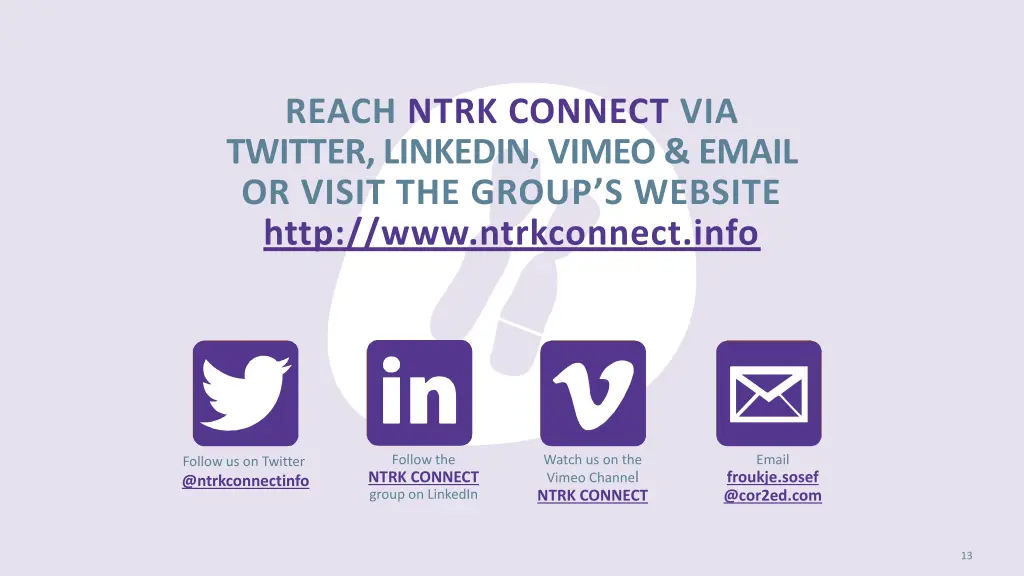 reach ntrk connect via twitter linkedin vimeo