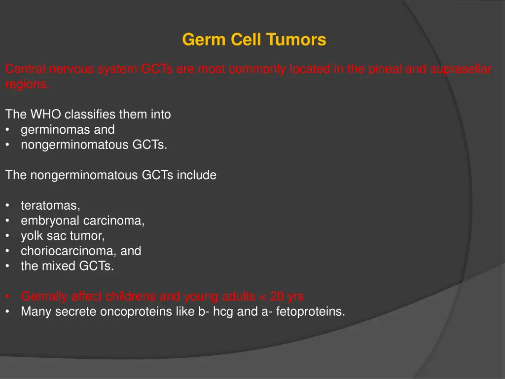germ cell tumors