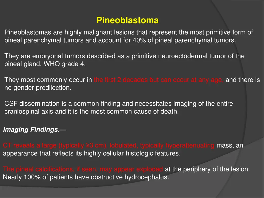 pineoblastoma