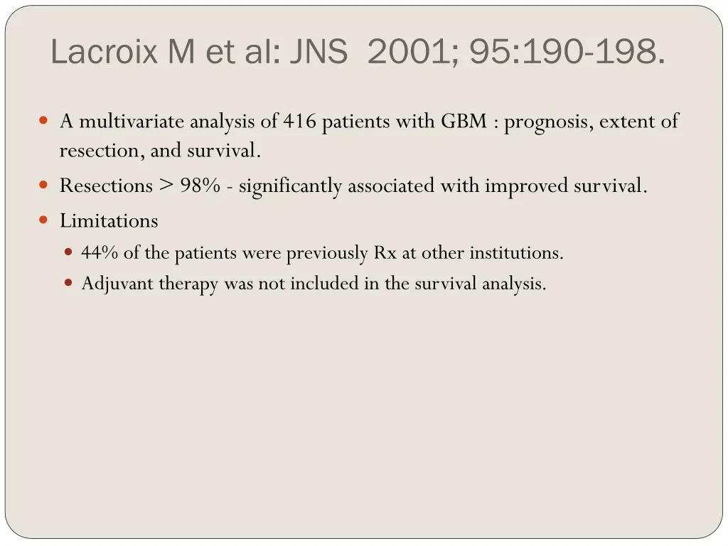 lacroix m et al jns 2001 95 190 198