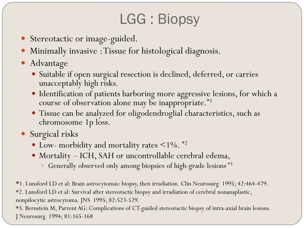 lgg biopsy