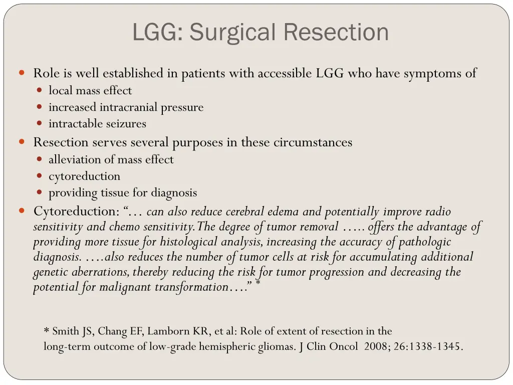 lgg surgical resection