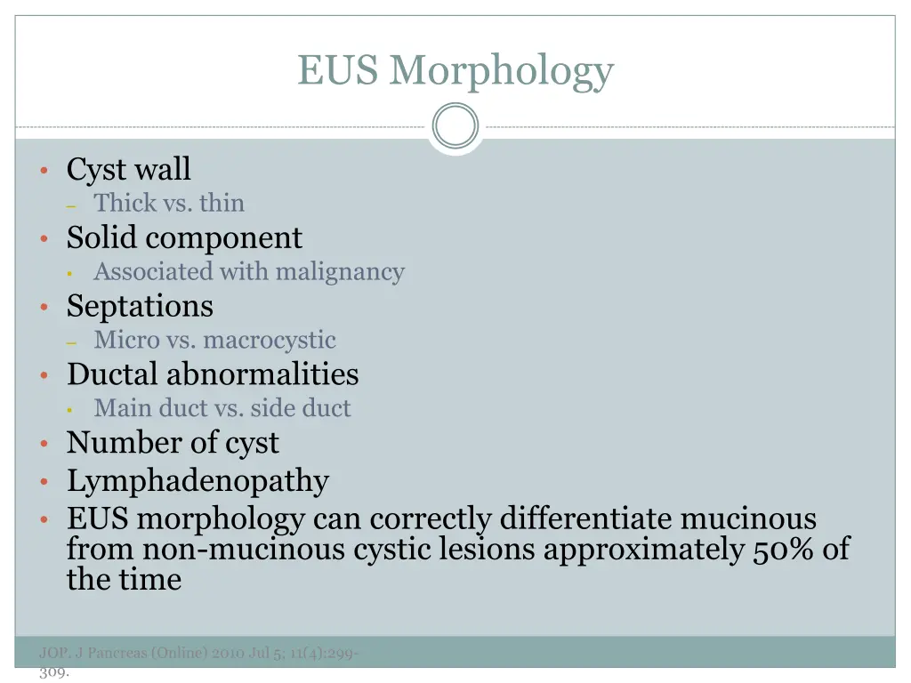 eus morphology