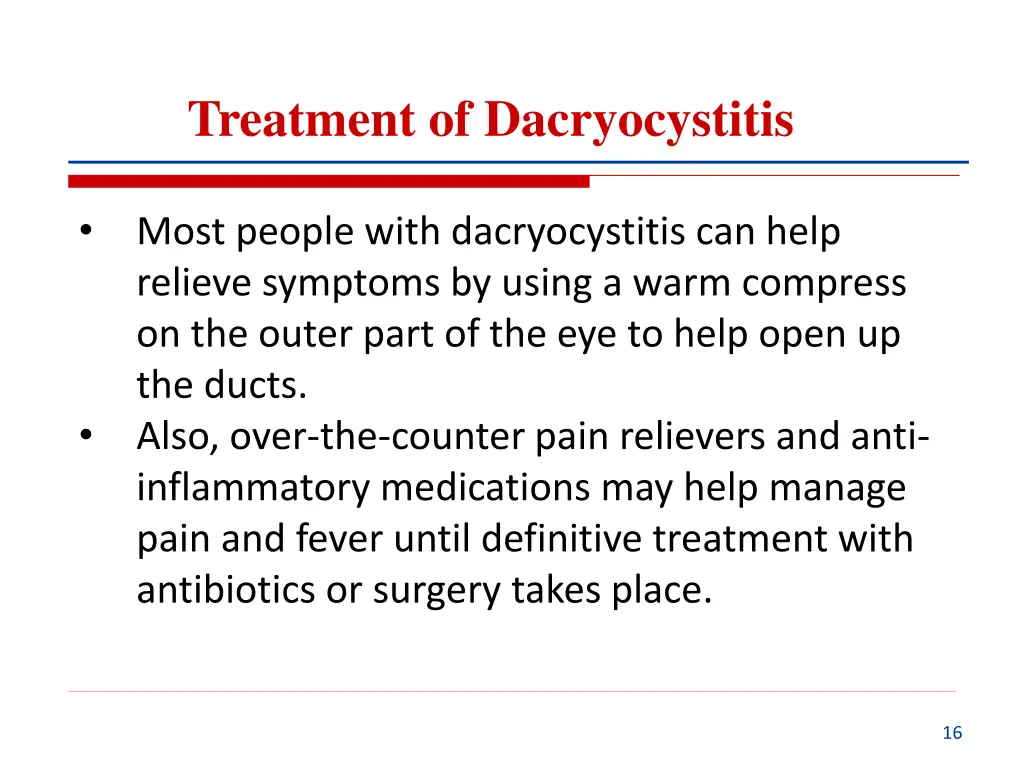 treatment of dacryocystitis 2